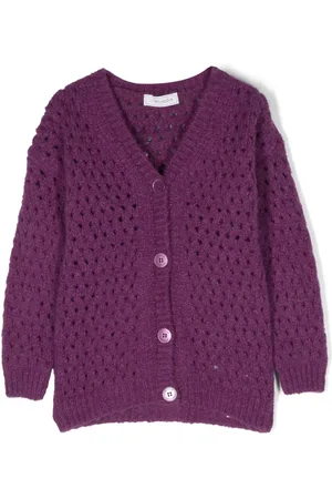 MONNALISA Open-knit cardigan
