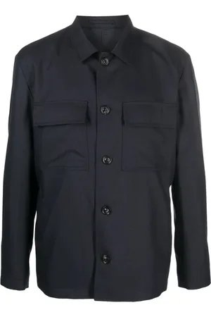 LARDINI Attitude wool-blend shirt jacket