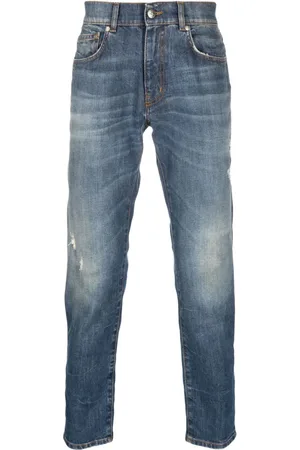John Richmond Meili mid-rise tapered-leg jeans