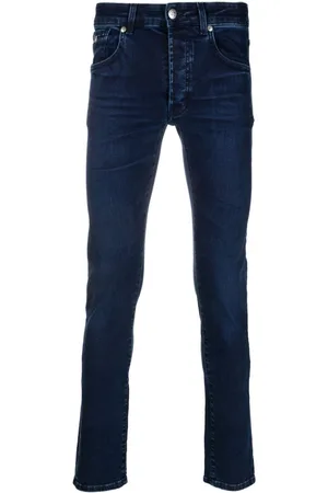 John Richmond Mid-rise slim-fit jeans