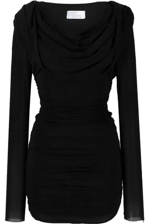 GIUSEPPE DI MORABITO Cowl-neck ruched minidress