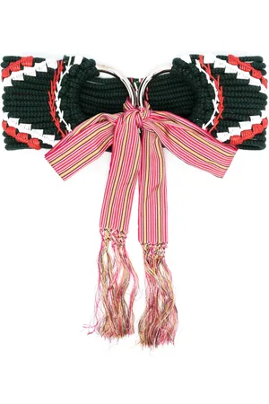 Gianfranco Ferré 2000s tie-fastening knitted belt