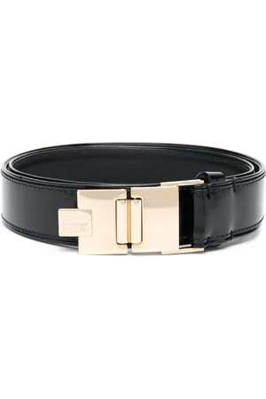 Gianfranco Ferré 1990s clip-lock leather belt