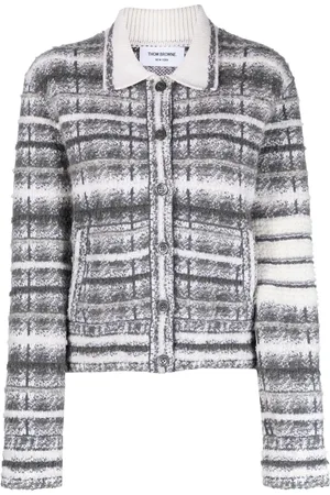 Thom Browne Check-print 4-Bar jacket