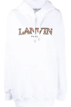 Lanvin Logo-embroidered hoodie