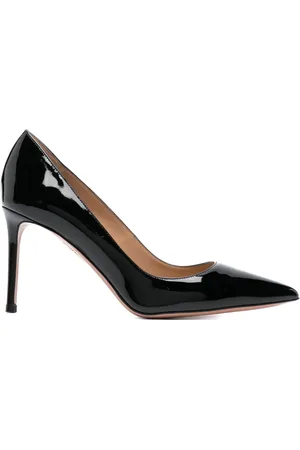 Aquazzura Purist 85mm patent-leather pumps