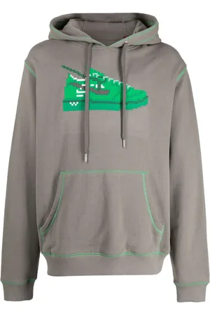 MOSTLY HEARD RARELY SEEN Sneaker-print cotton hoodie