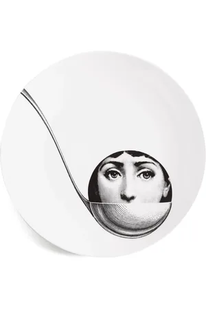 FORNASETTI Tema e Variazioni N.162 hand-decorated wall plate