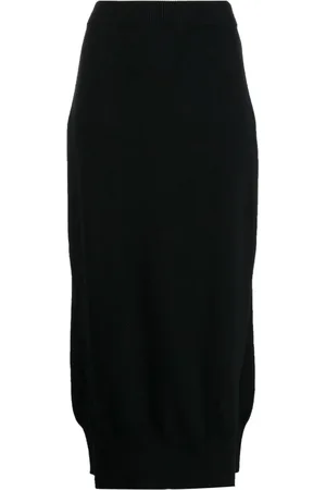 Barrie High-waisted knit skirt