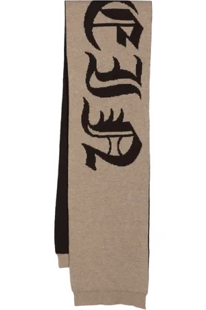 Philipp Plein Gothic wool scarf