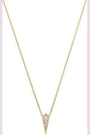 Lizzie Mandler 14kt yellow Kite diamond necklace