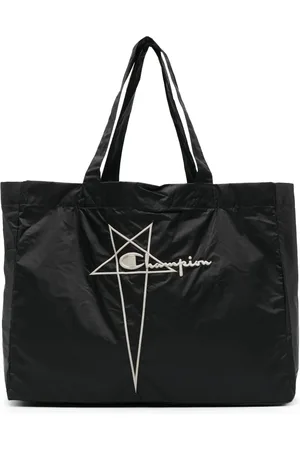 Rick Owens X Champion logo-embroidered tote bag