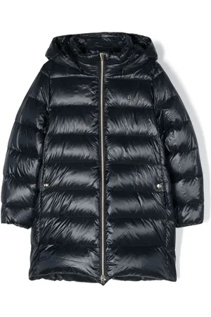 HERNO Zip-up hooded down jacket