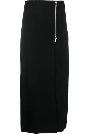 P.A.R.O.S.H. Side-zip wool maxi skirt