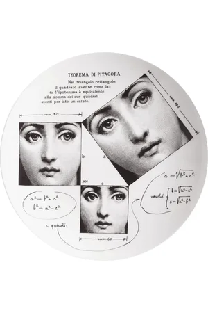 FORNASETTI Tema e Variazioni N.183 hand-painted wall plate