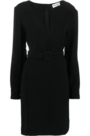 P.A.R.O.S.H. Belted V-neck minidress