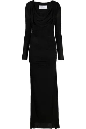 GIUSEPPE DI MORABITO Cowl-neck draped maxi dress