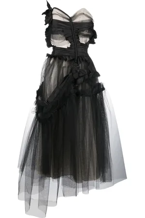 Maison Margiela Décortiqué corset-style tulle dress