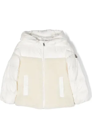 Moncler Fleece-panelling padded jacket