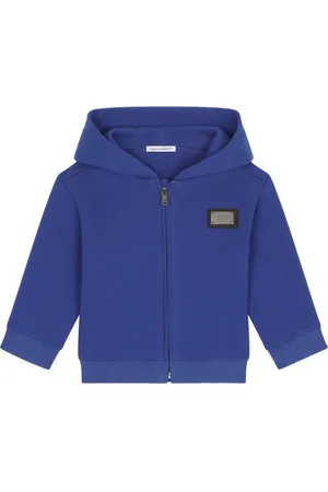 Dolce & Gabbana Logo-plaque zip-up hoodie