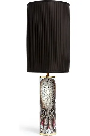 FORNASETTI Cylindrical pleated lampshade