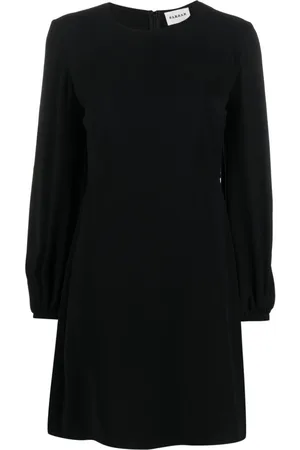 P.A.R.O.S.H. wrap-style silk mini dress - Black