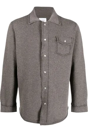 Barrie Flap-pocket cashmere overshirt