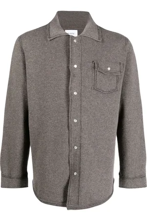 Barrie Flap-pocket cashmere overshirt