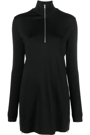 Jil Sander Half-zip mini dress