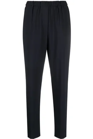 Aspesi Elasticated-waist tapered trousers