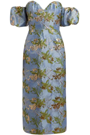 Markarian Adelaide floral-jacquard dress