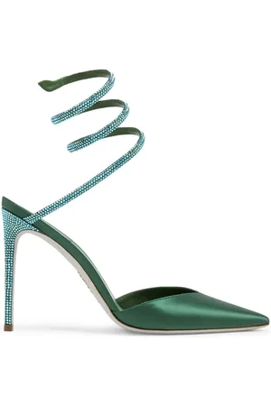 RENE CAOVILLA Chloe crystal 105mm pumps