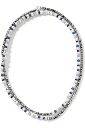 John Hardy Sterling pearl wrap necklace