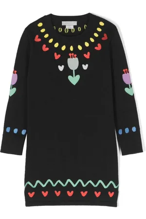 Stella McCartney Patterned intarsia-knit dress