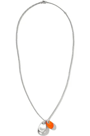 John Hardy Sterling pebble pendant necklace