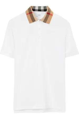 Burberry Vintage check print-detail polo shirt