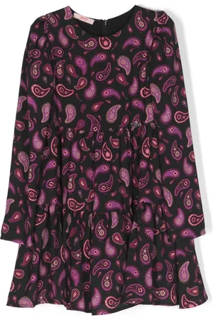 Liu Jo Paisley-print tiered-skirt dress