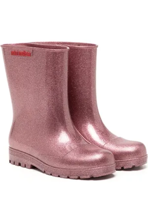 Melissa Raised logo-detail wellies