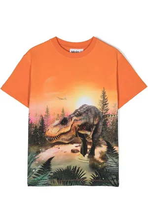 Molo Riley Dinossaur-print T-shirt