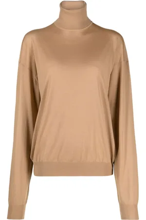 Saint Laurent Roll-neck wool jumper