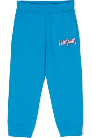 Chiara Ferragni Logo-print cotton track pants