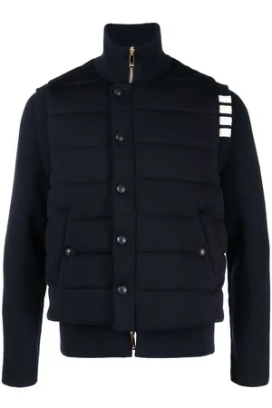 Thom Browne Stripe-detail padded jacket