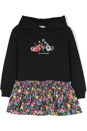 Dolce & Gabbana Logo-print long-sleeve dress