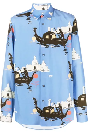 Paul Smith Graphic-print long-sleeve shirt