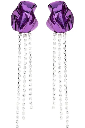 Sterling King Georgia crystal drop earrings