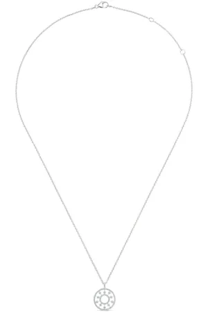 De Beers 18kt gold diamond Dewdrop medallion