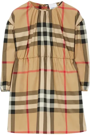 Burberry Vintage Check-print stretch-cotton dress