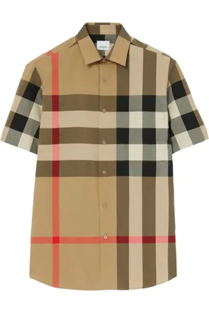 Burberry Checkered short-sleeved shirt