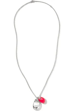 John Hardy Sterling pebble pendant necklace
