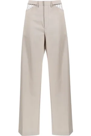 DION LEE Cut-out wool trousers